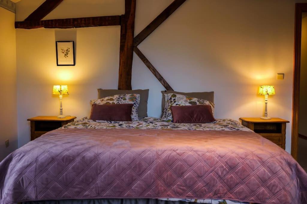 Gite La Dame Au Lit Gite A La Ferme Momignies Zewnętrze zdjęcie