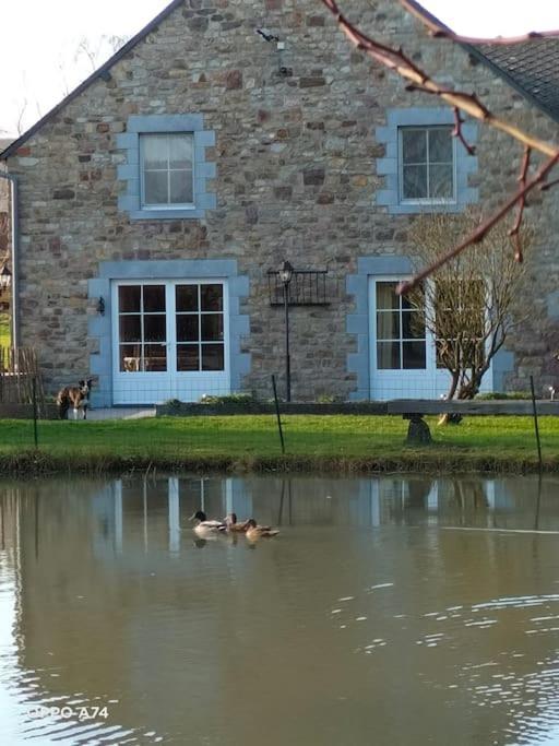 Gite La Dame Au Lit Gite A La Ferme Momignies Zewnętrze zdjęcie